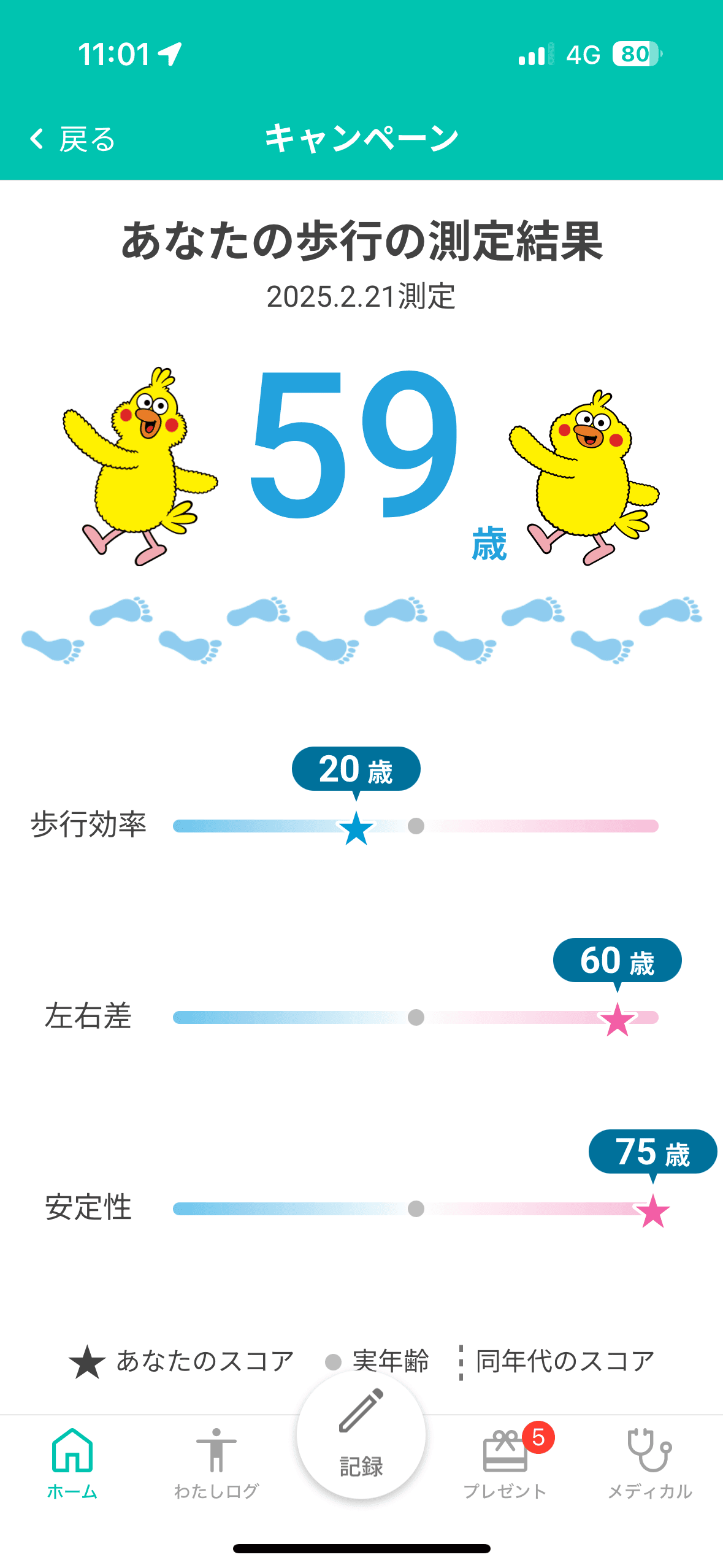 dヘルスケア画面5